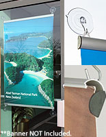 suction cup poster hanger