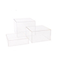 Clear Acrylic Cubes with 6.75 Inch Depth 