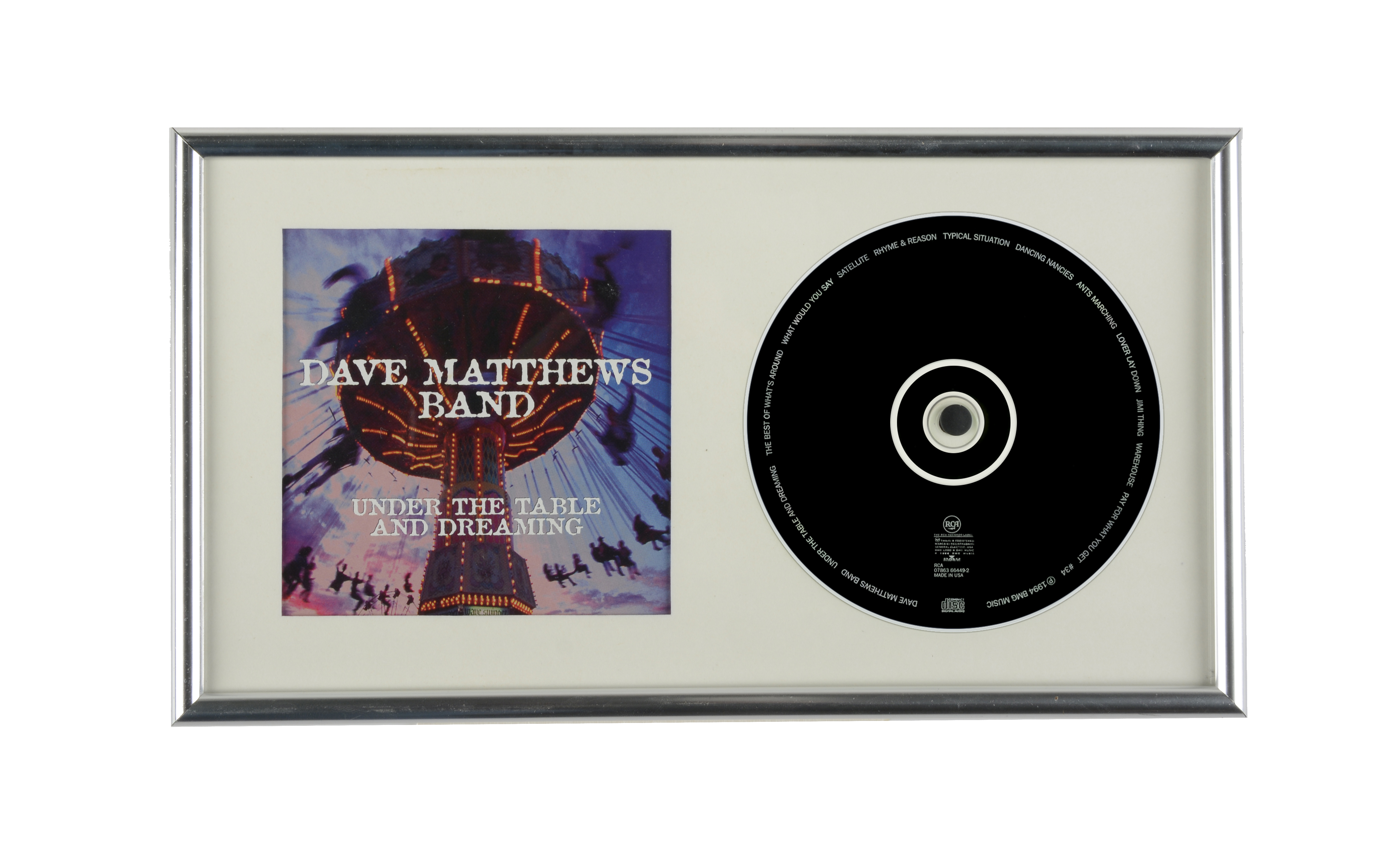 CD Display Frame | Double Record Album Sleeve with Mat | Displays2Go