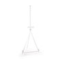Acrylic tripod easel with transparent construction