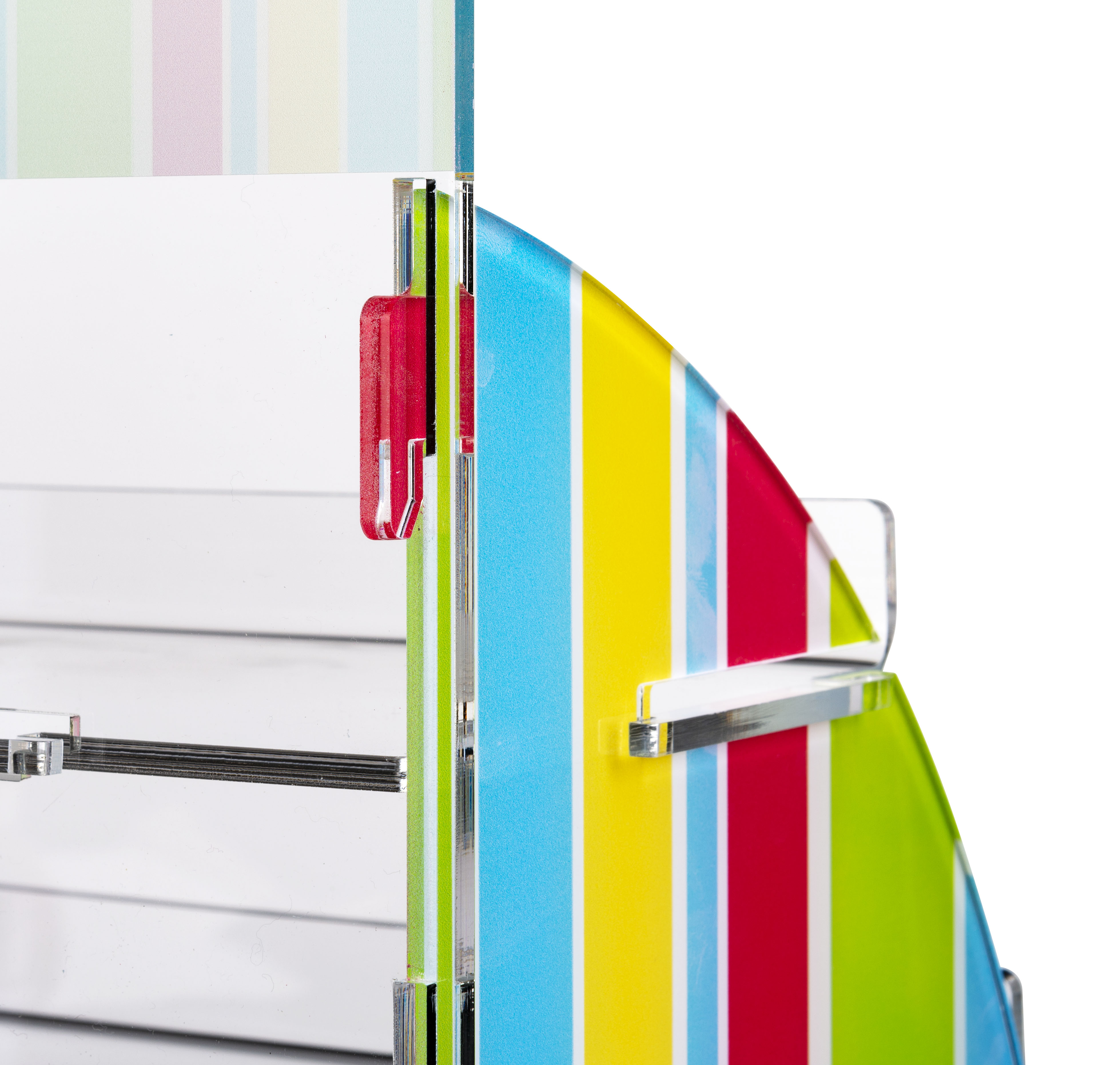 Countertop Acrylic Display with Custom Print, 3 Tiers – Clear - Image 5