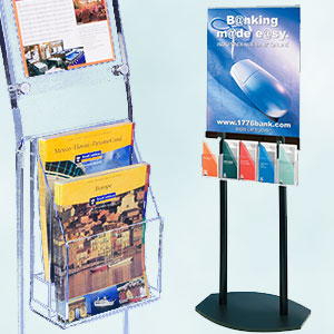 acrylic magazine display