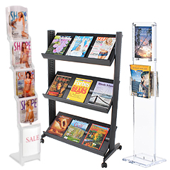 Literature Racks | Acrylic, Wood, & Metal Magazine Displays