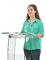 acrylic podium for sale
