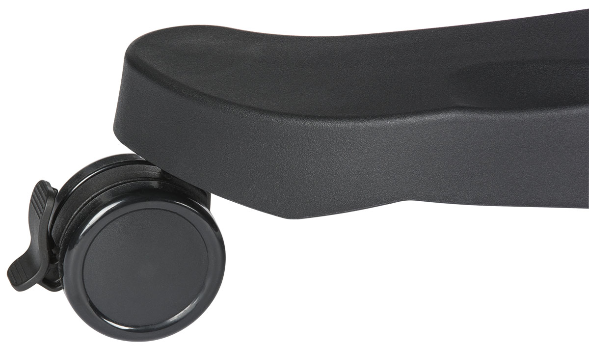 Height Adjustable Laptop Stand, Printer Shelf, Mouse Pad & Cup Holder - Black - Image 10