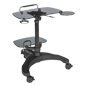 Height Adjustable Sit To Stand Rolling Workstation