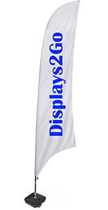 Single Color Advertising Flags