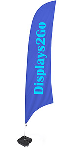Two Color Advertising Flags