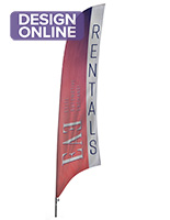 These feather banners have photo quality printing that looks great!