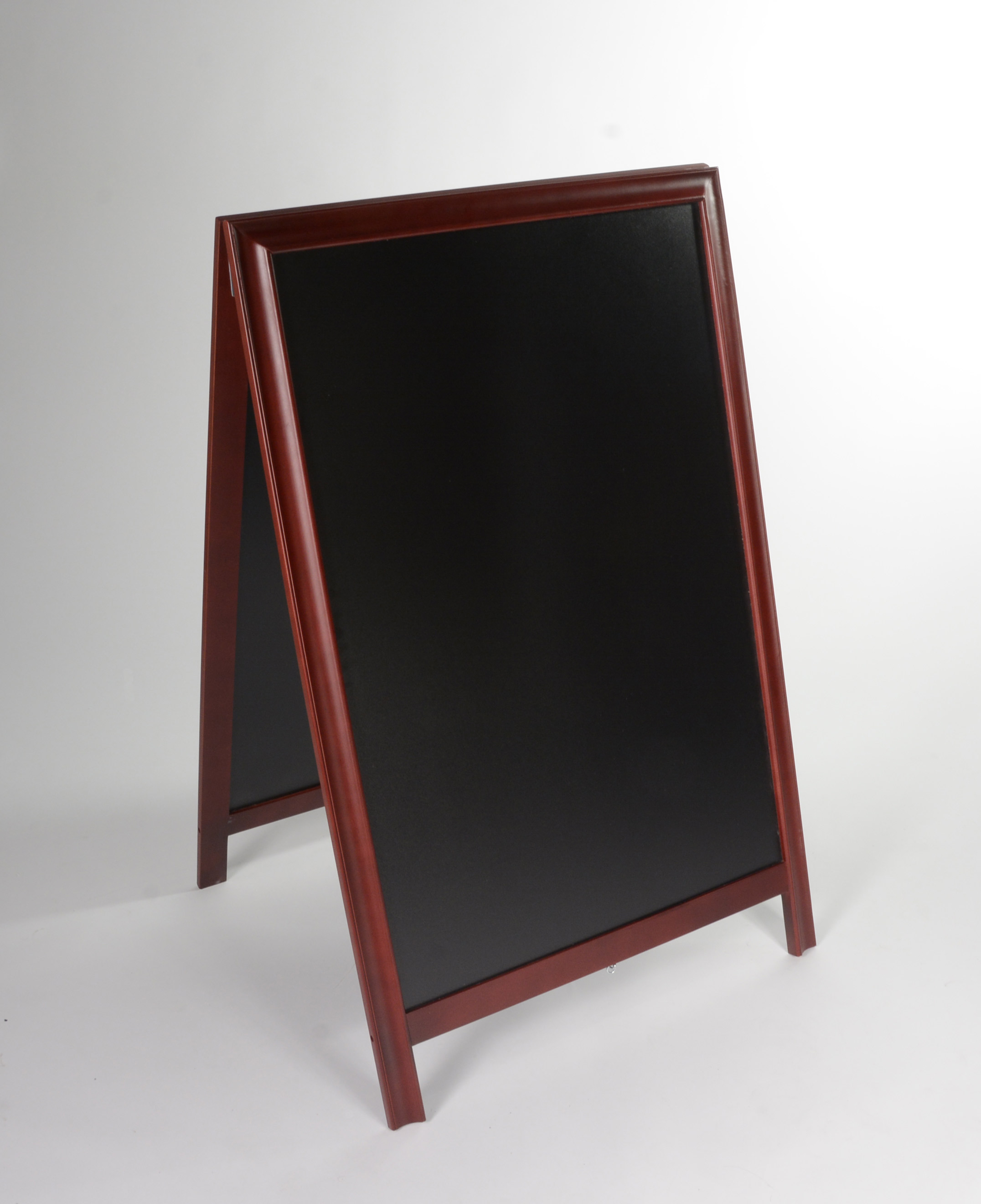 24 x 36 Write-On Board A-Frame, Wet & Dry Erase, Double Sided, Wood Frame - Black - Image 3