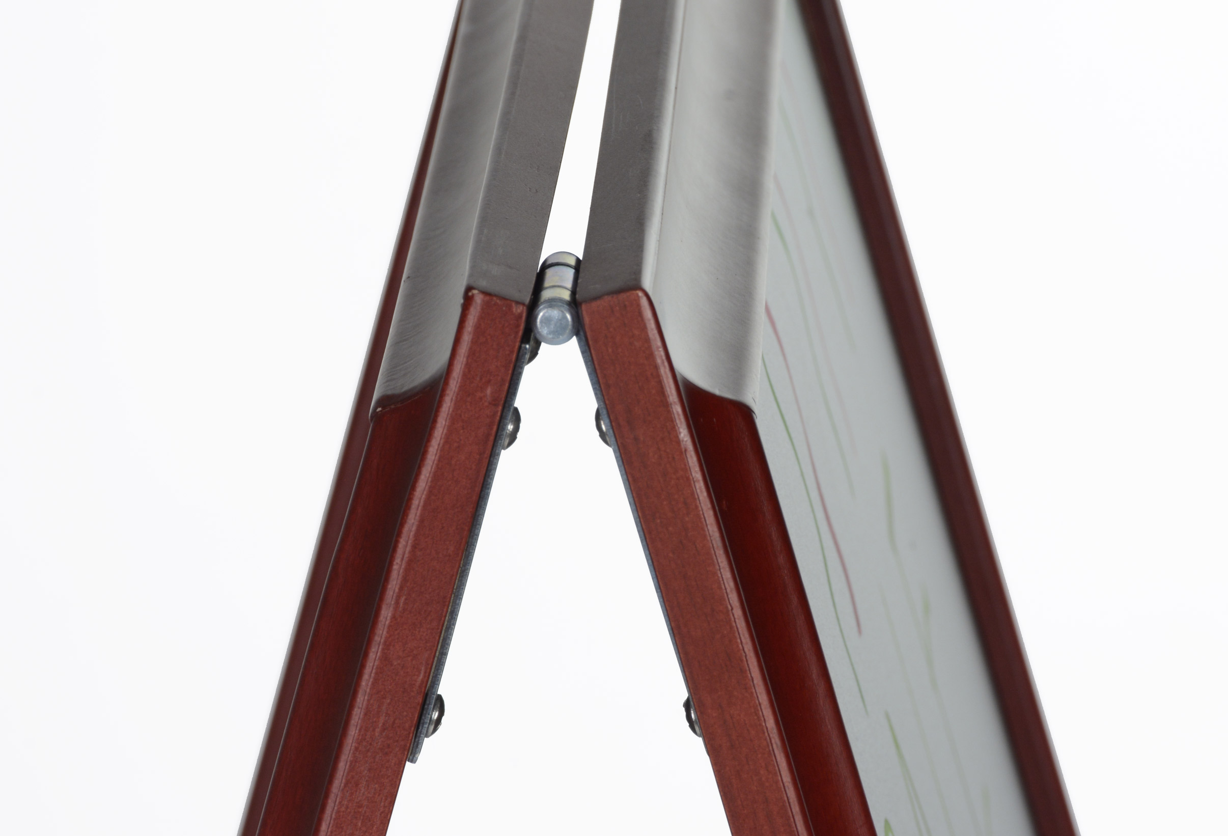 24 x 36 Write-On Board A-Frame, Wet & Dry Erase, Double Sided, Wood Frame - Black - Image 4