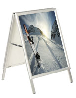 22x28 Wood Floor Poster Stand-Mfblouin