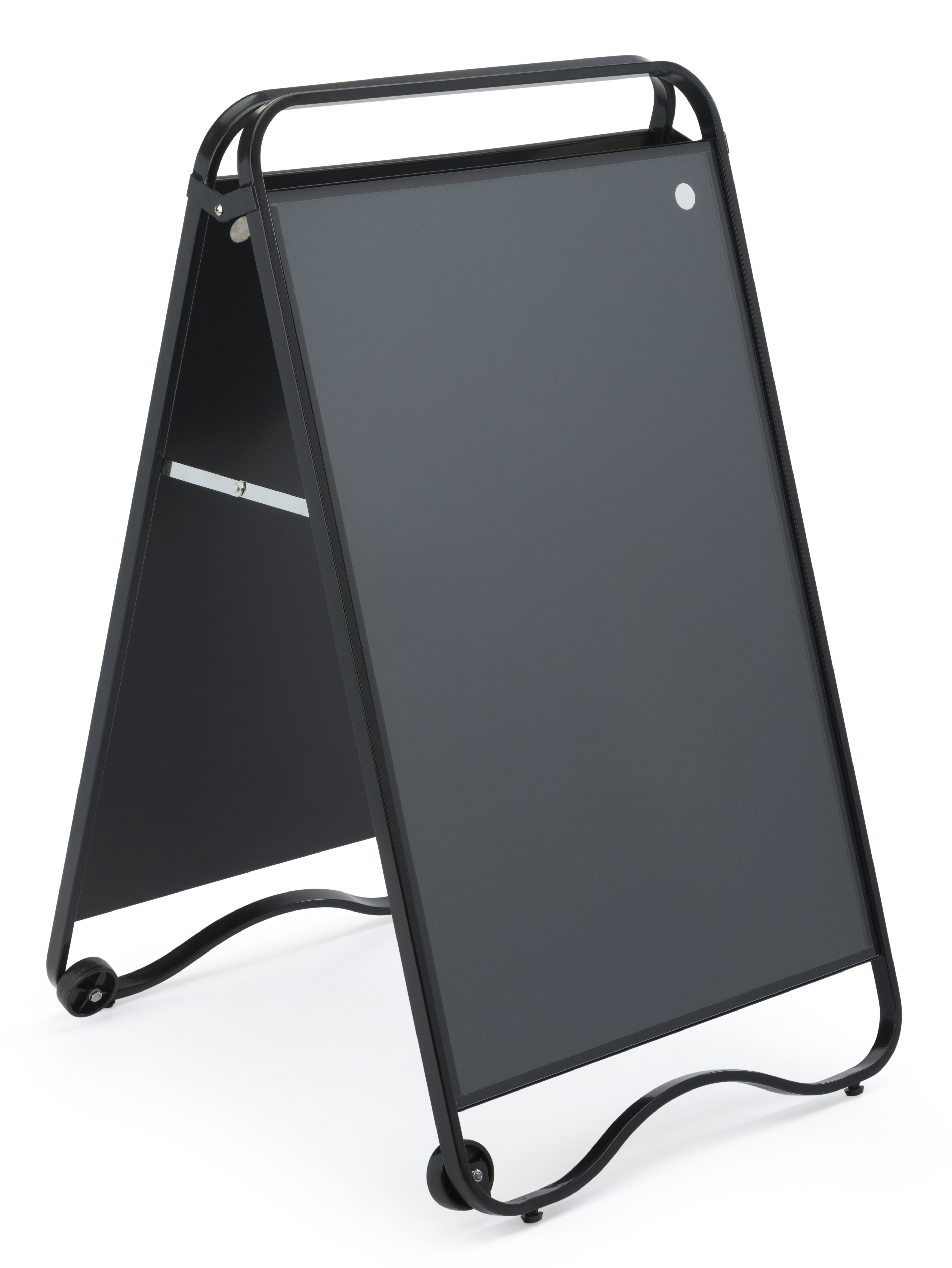 24" x 36" A-Frame Sidewalk Sign Stand, Double Sided, Rolling Base - Image 3