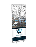 Etageres-style Retractable Trade Show Banners