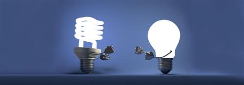 Flourescent vs LED Light Bulbs