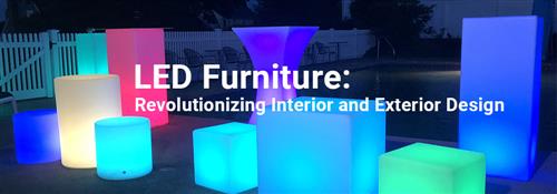 How LED Furniture has a big impact on interior and exterior design