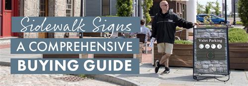 a comprehensive buying guide to sidewalk signs