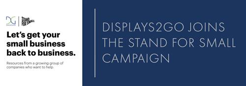 displays2go joins stand for small campaign with american express