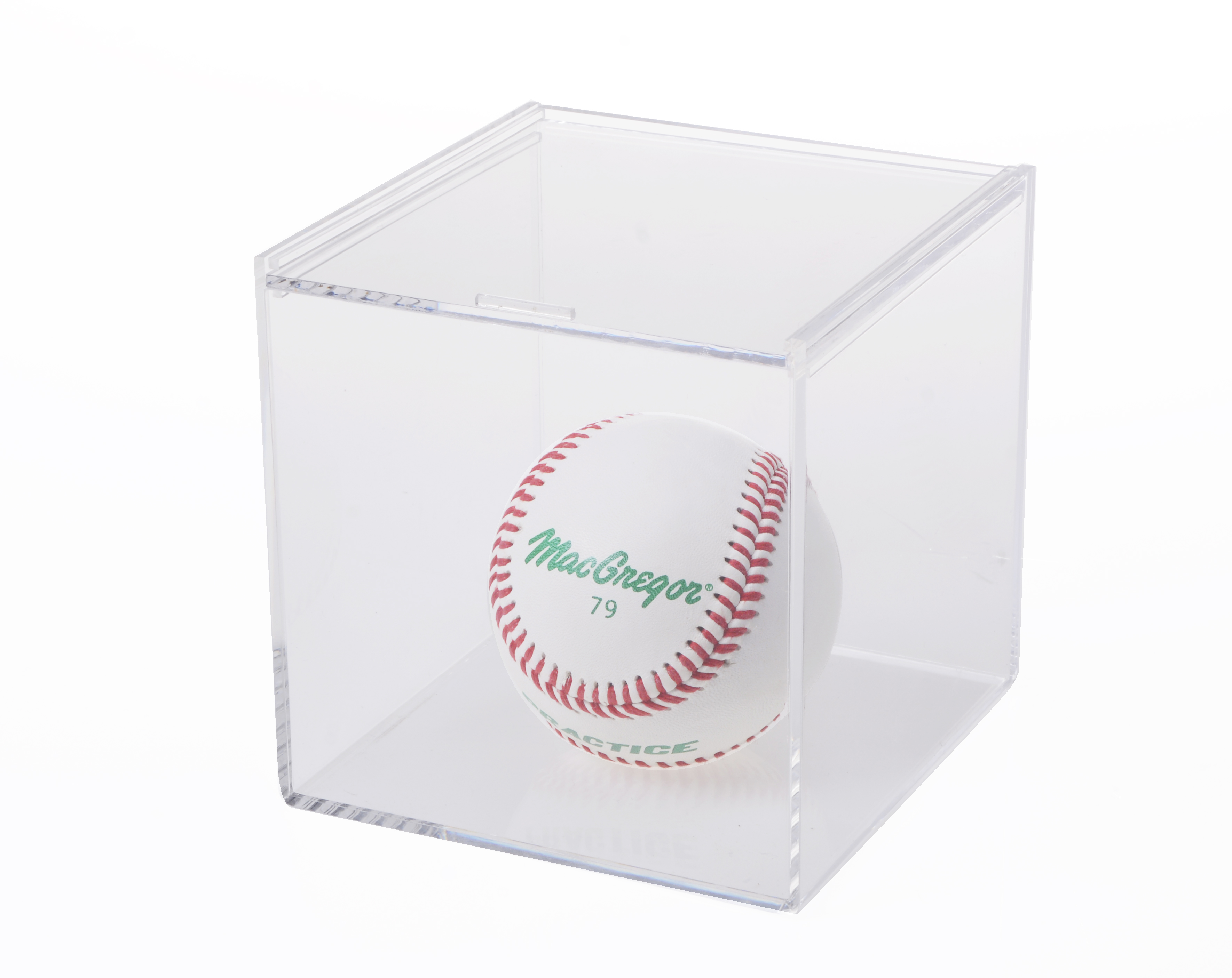 Baseball Cube Holder | Countertop Acrylic Container | Displays2Go