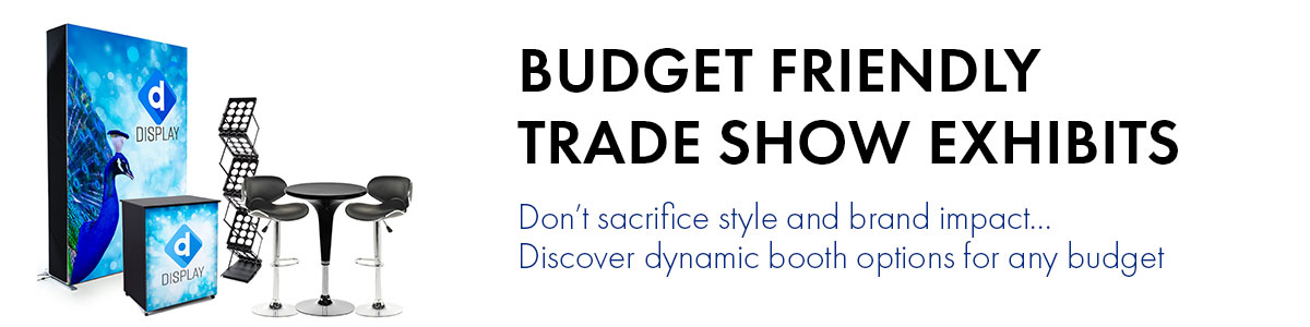 Budget friendly trade show booths