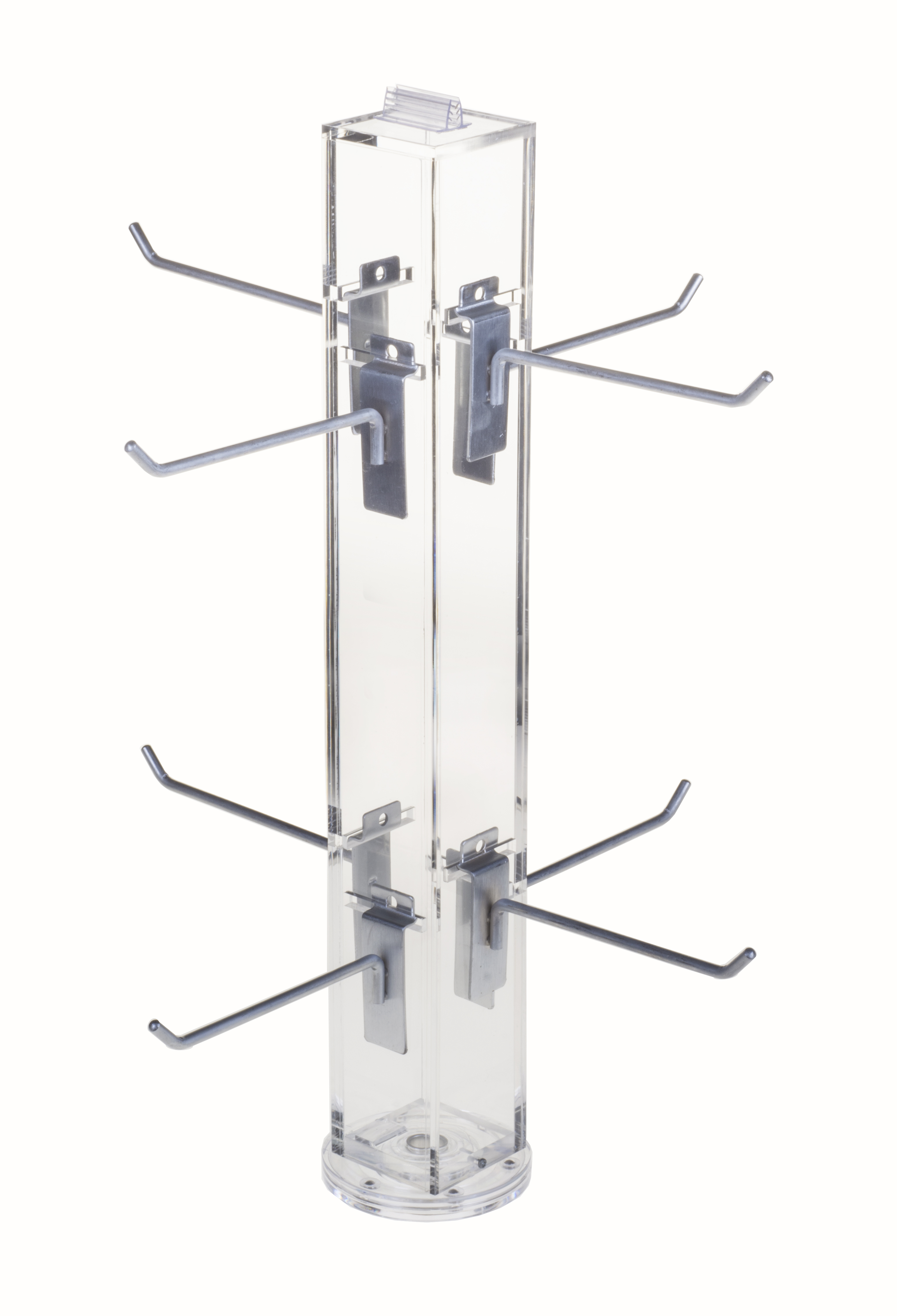 Swipping Rack Counter Spinner Rack with 6