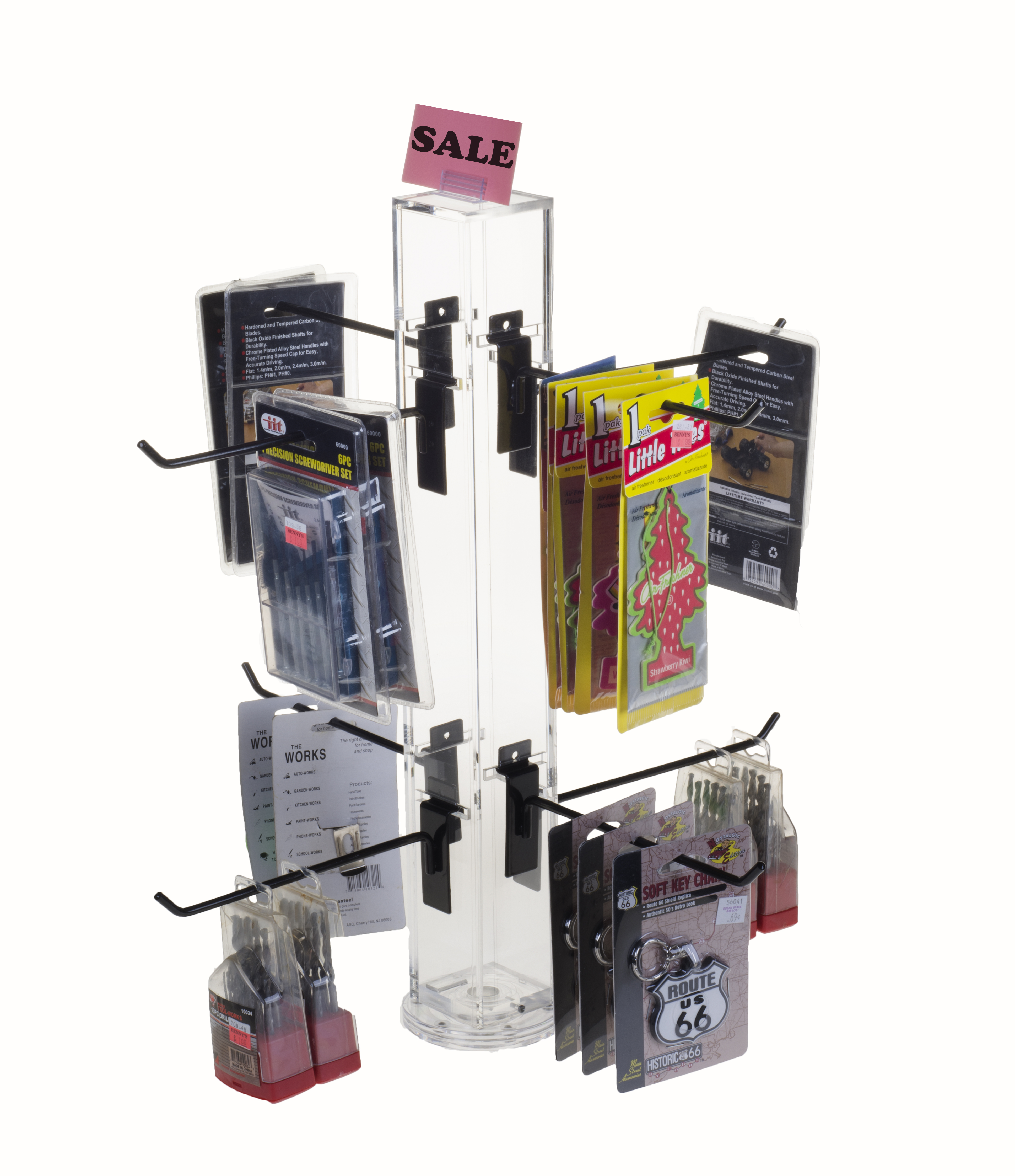 Number Indicator Rack Counter Spinner Rack with 8