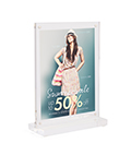 Acrylic Magnetic Picture Frames with Self-Standing Feature
