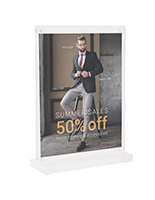 Acrylic Magnetic Picture Frames with 5.0" x 7.0" Media Display
