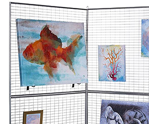 Art display panel hire - Temporary art exhibition walls, walling.