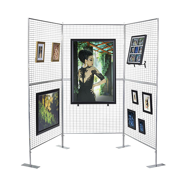 Art Show Displays  Grid Display Systems, Easels, and Print Racks