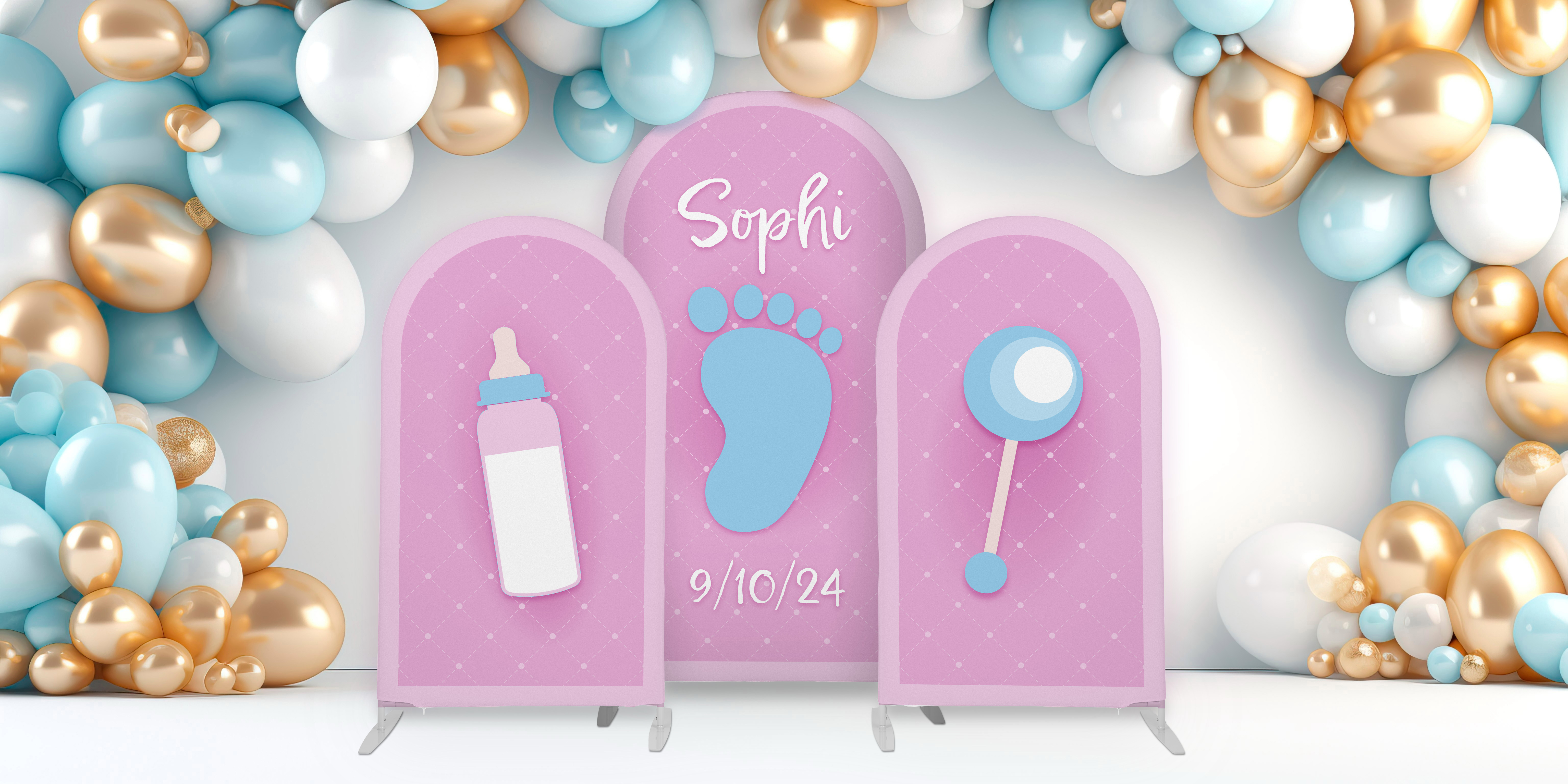 Custom Arch Backdrop | Aluminum Frames with Full Color Graphics ...