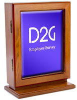 Oak Wall Mounted Ballot Box