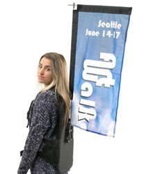 Backpack banner displays