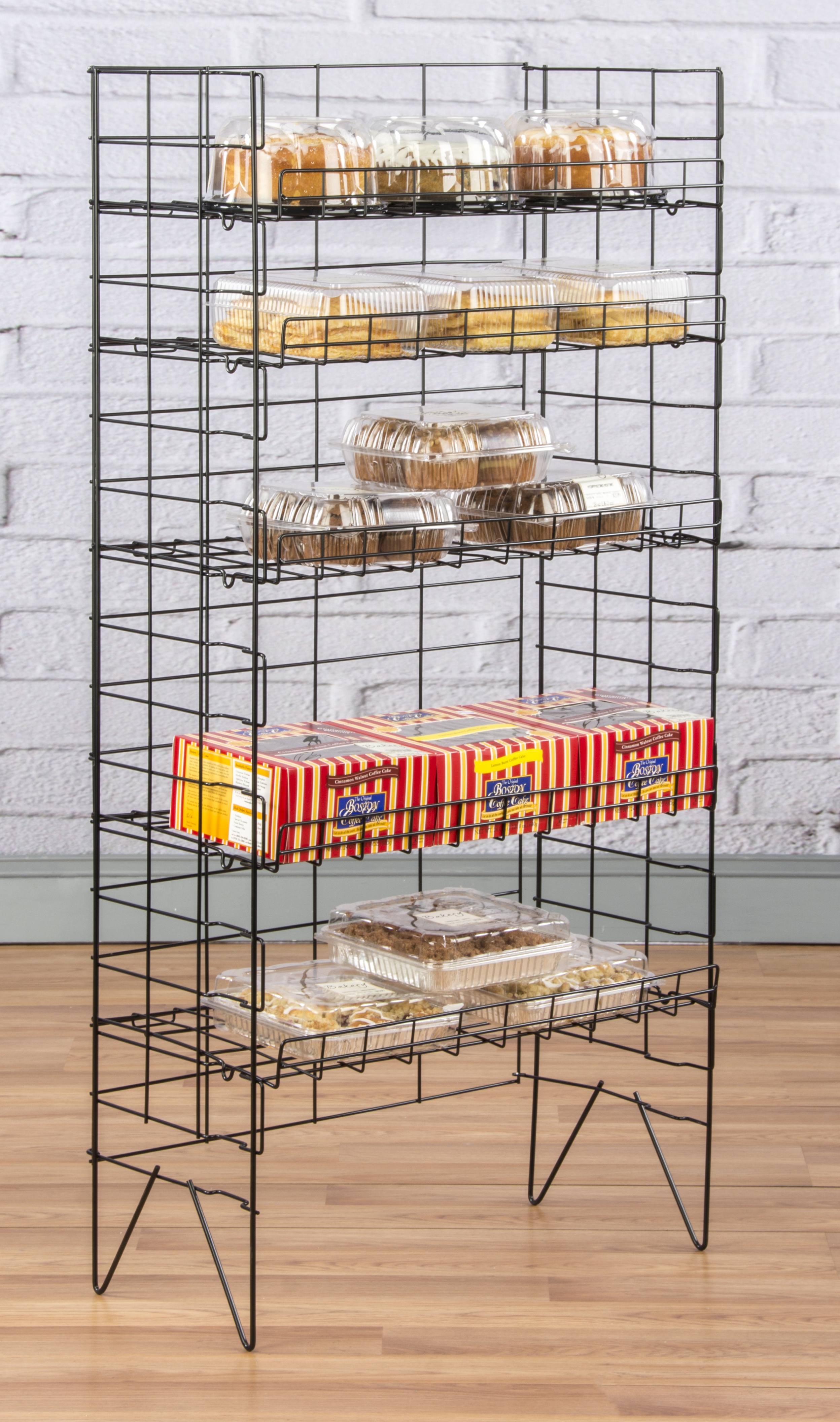 Movable Unit Bakery Tray Rack, 19 Shelves, Size: 24X24X72