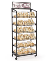 24"x16" wire bakery showcase racks 