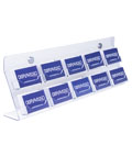 Acrylic Business Card Wall Rack for Contact Information and Gift Cards