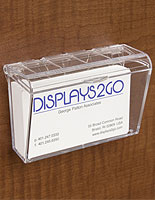 Business card holder fits 60 cards