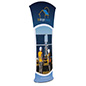 Exhibit graphic with dye sublimation printing 