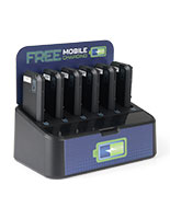 Portable battery dock charging station offers your customers free power boosting