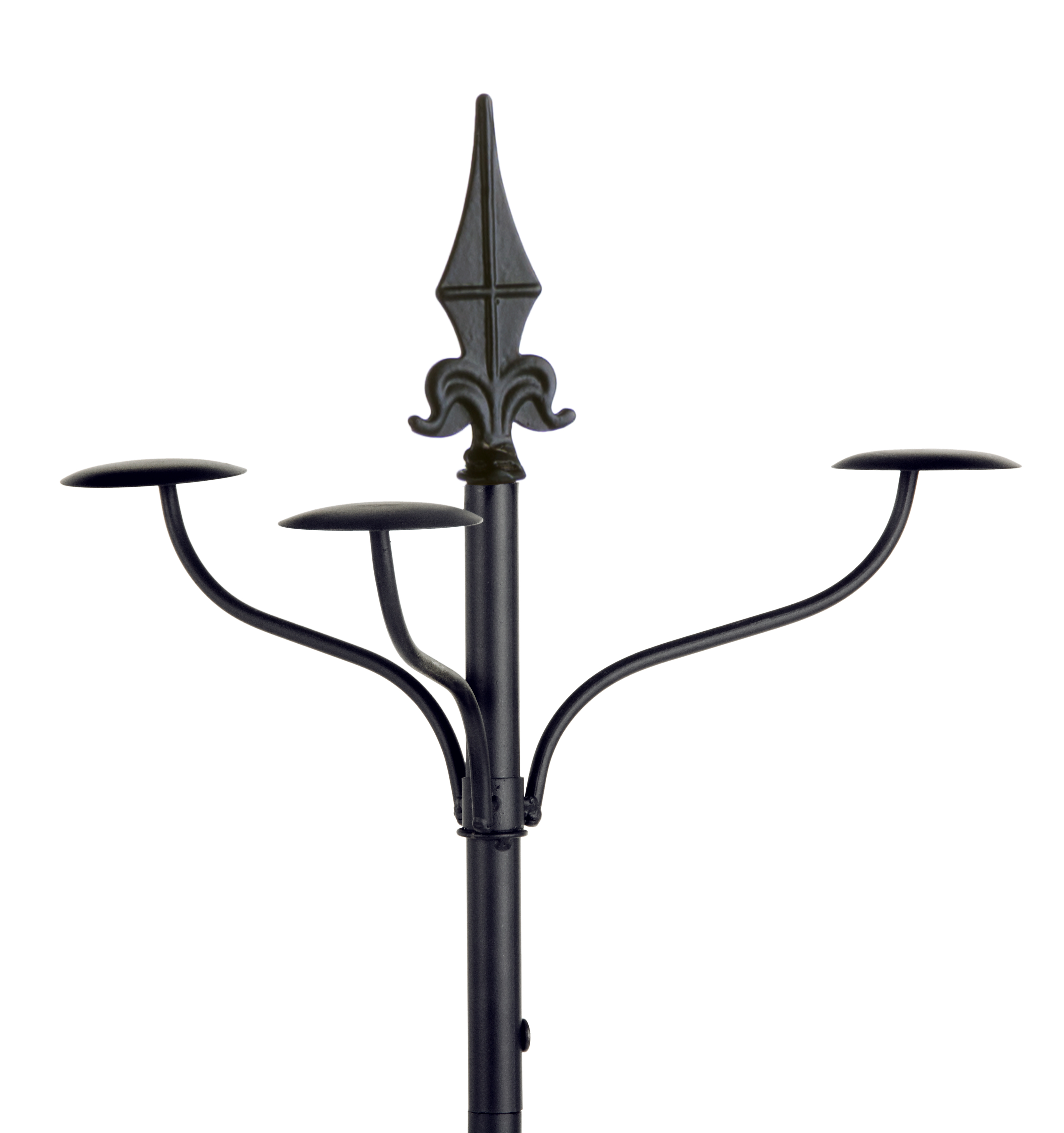 Wrought Iron Hat Rack  5 Tiers & Rotating Hooks