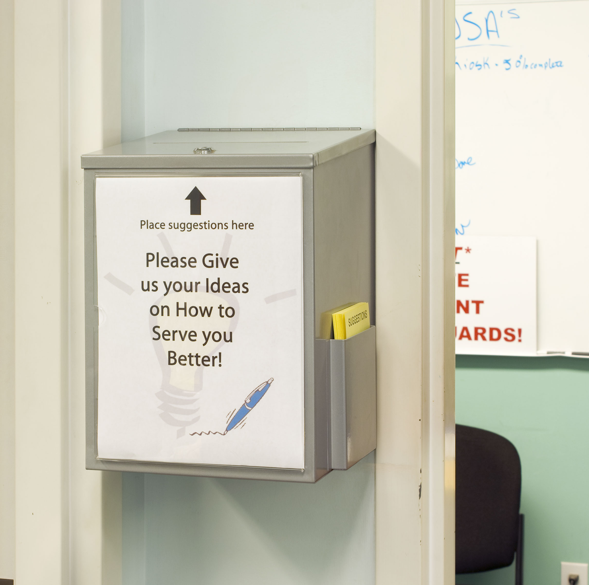 These Comment Boxes have a locking top that keeps box contents secure ...