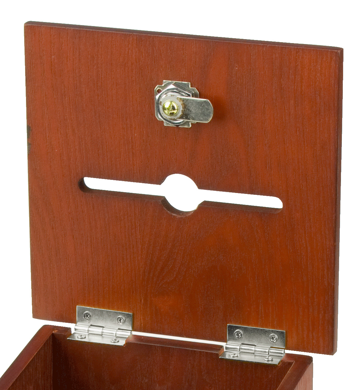Rustic Office Suggestion Box Wooden Suggestion Box With Lock - Freestanding Ballot & Comment Box With Chalkboard Surface Tableau Noir