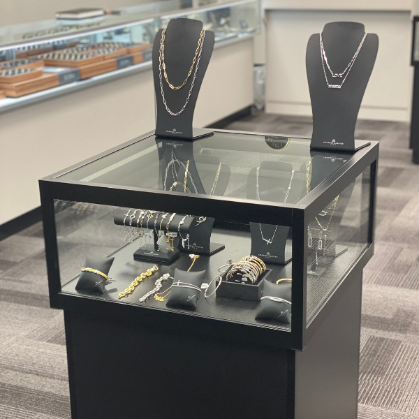 Luxury Display Case at Jewelry Store