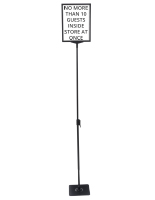 8.5" x 11" Vertical Sign Stand with Extending Pole