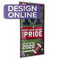 Double sided indoor hanging banners with custom printing 24x72