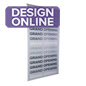 Double sided indoor hanging banners with custom printing 72x96