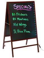 A-Frame Glass Writeboard