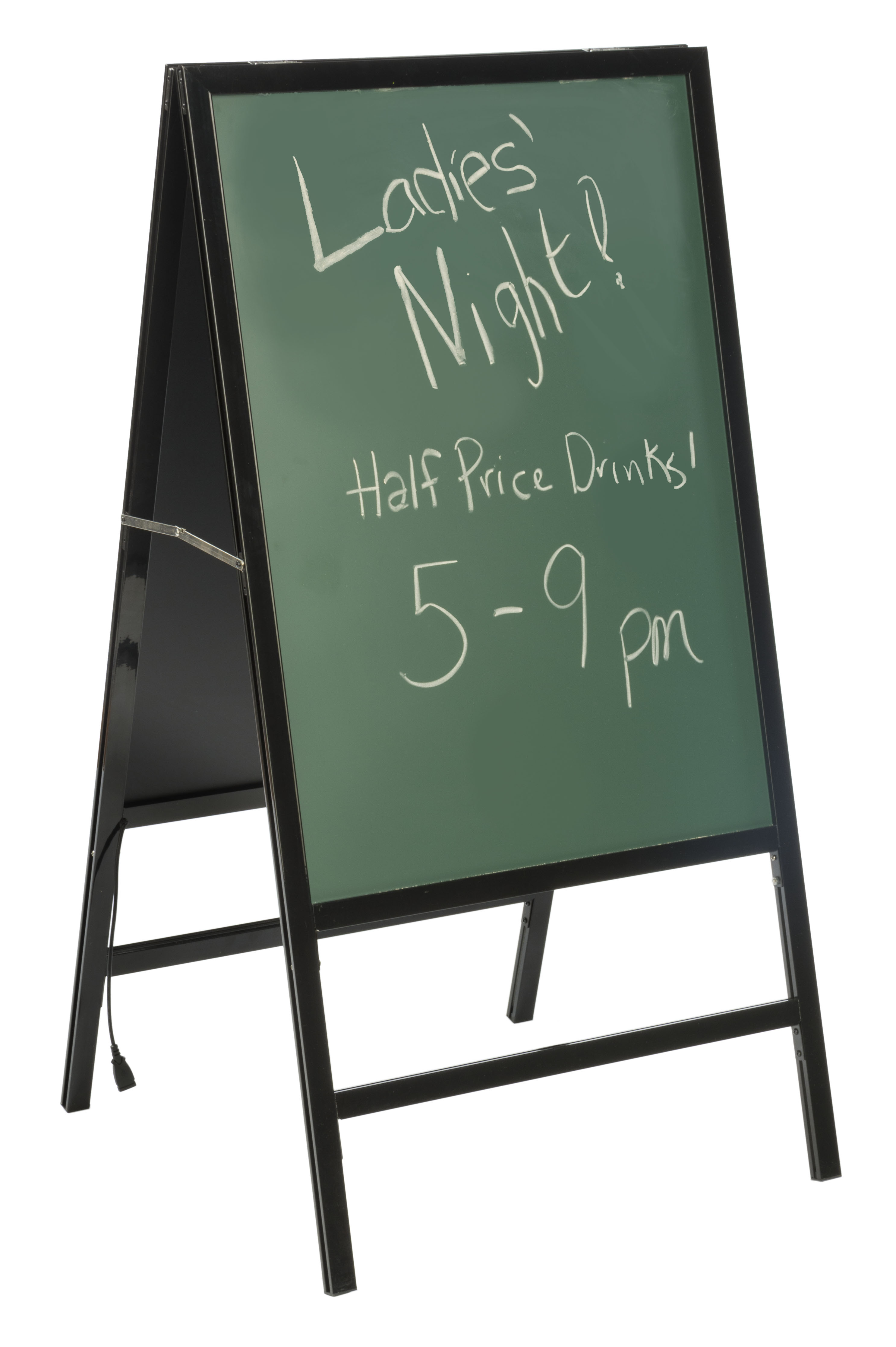 Dual-Sided LED Board | Light Up Sign & Magnetic Chalkboard Panel ...
