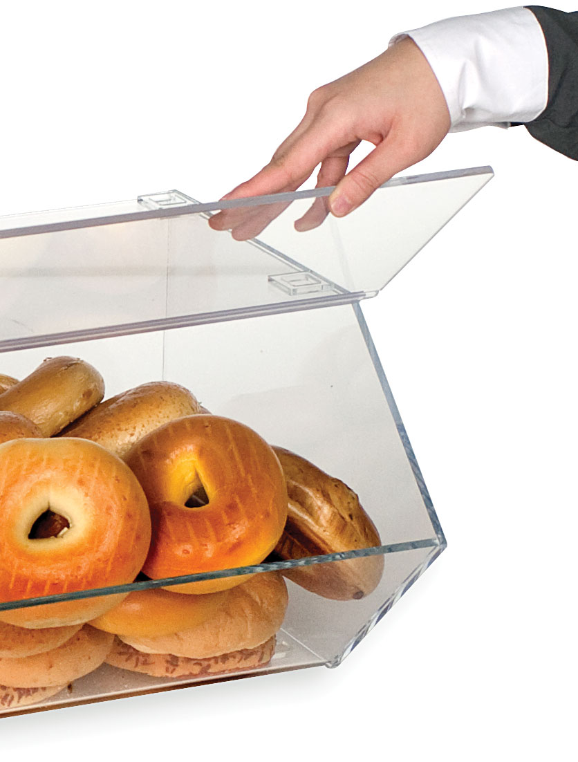 12"w Acrylic Display Bin w/ Lift-Open Door - Image 4