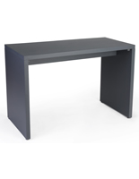 Large Gray Block Nesting Console Table